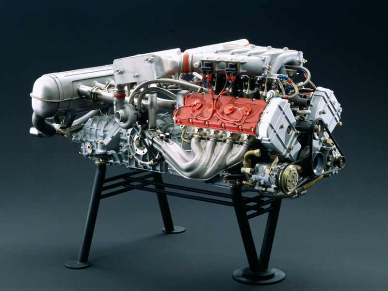 Illustration for article titled This Is What The Guts Of A Ferrari F40 Look Like
